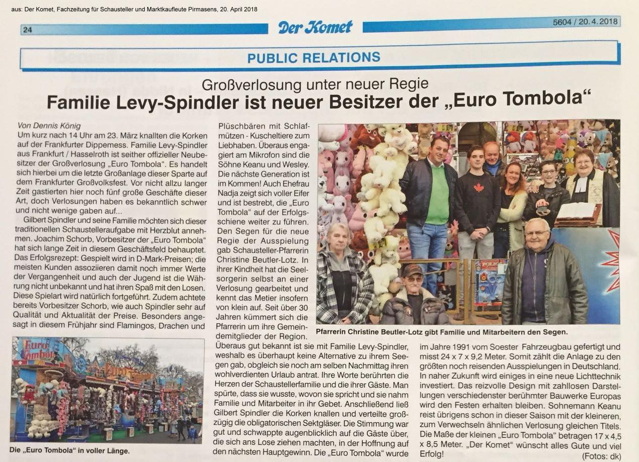 Pressebericht Der Komet Pirmasens